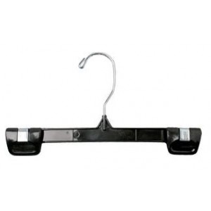 Plastic Gripper Hanger w/ Swivel Hook - Black