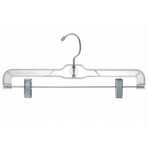 Clear Pant/Skirt Hanger w/ Clips