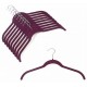 Slim-Line Burgundy Shirt Hanger