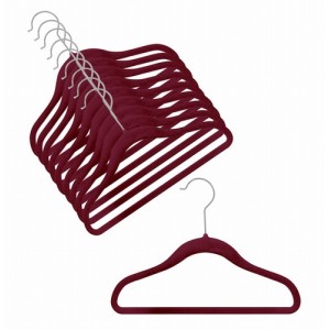 Children's Slim-Line Burgandy Hanger