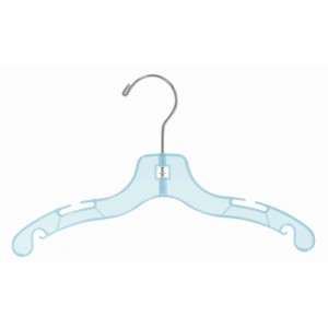 Children's Clear Plastic Dress Hanger - 10