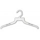 10" White Plastic Children's Shipping Hanger