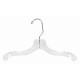 12" Clear Plastic Children's Top Hanger