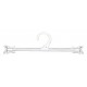 "Triple Clip" Clear Plastic Lingerie & Swimwear Hanger