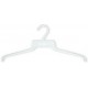 18" White Plastic Shipping Hanger