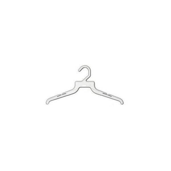 Child Coordinate Plastic Hangers Box of 100 - White