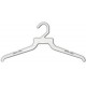 14" White Plastic Children's Shipping Hanger