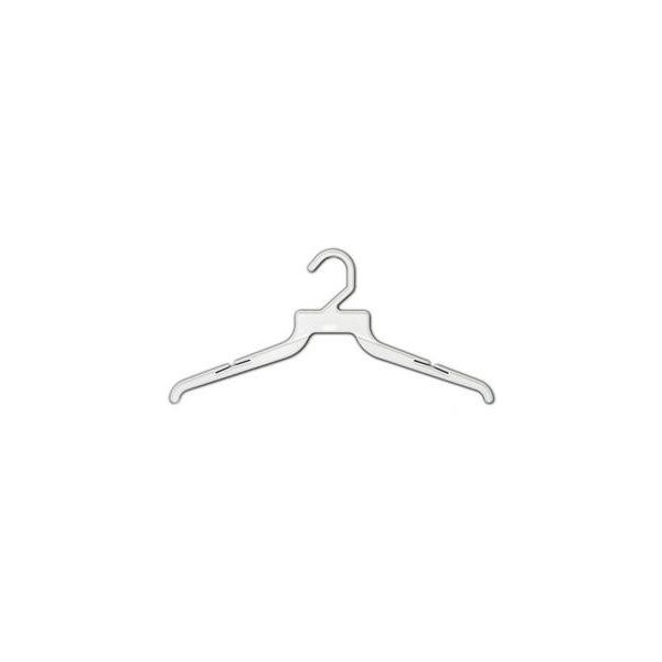 14 White Plastic Children's Shipping Hanger - Plastic Hangers